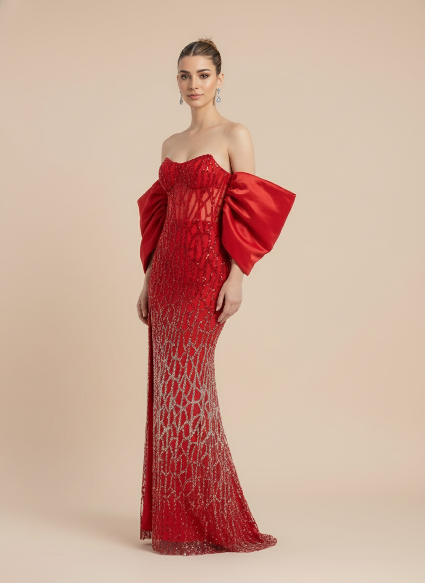 Vestido mangas anchas Victoria