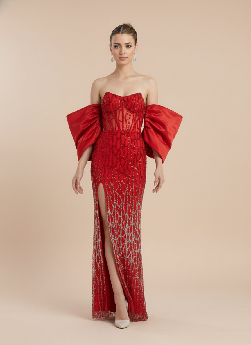 Vestido mangas anchas Victoria