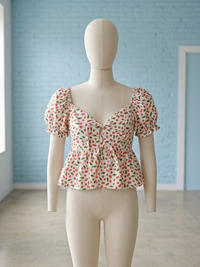 Blusa de lazos Cherry Lace