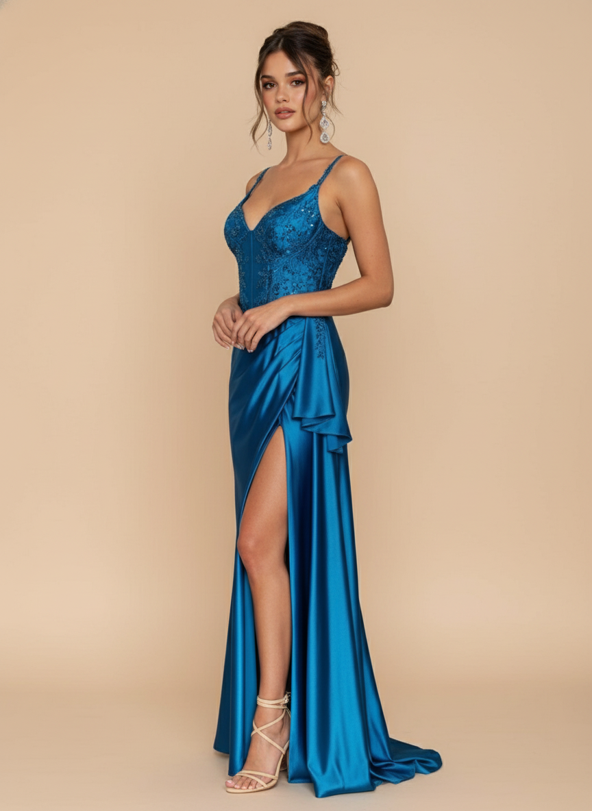 Vestido de encaje bordado Kristen