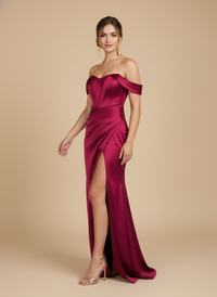 Vestido con mangas caidas Isabella