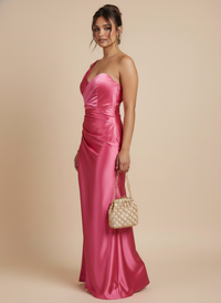 Vestido drapeado envolvente Ariana