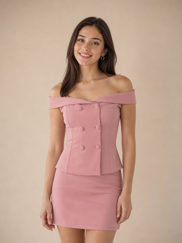 Conjunto top a los hombros Lexi
