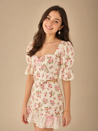 Conjunto corset de mangas Camellia