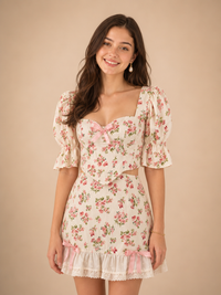 Conjunto corset de mangas Camellia