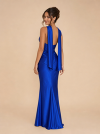 Vestido de corset con estola Adriane