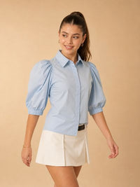 Camisa mangas abullonadas Noelle