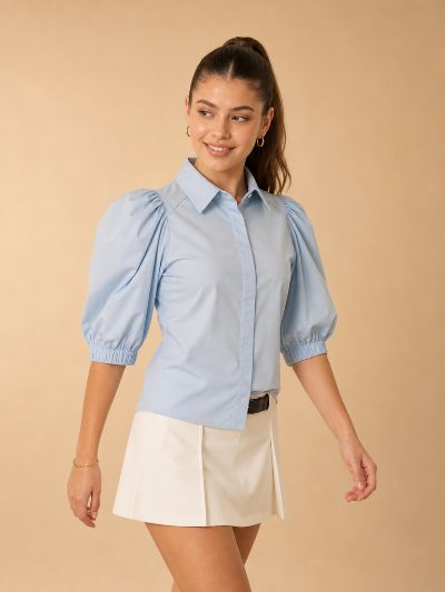 Camisa mangas abullonadas Noelle