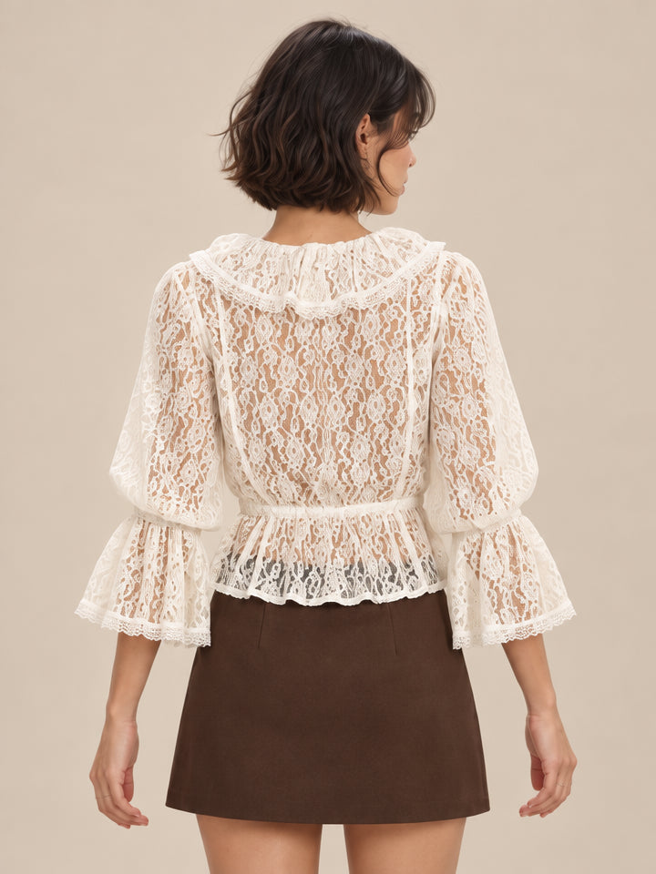 Blusa de encaje Paulina