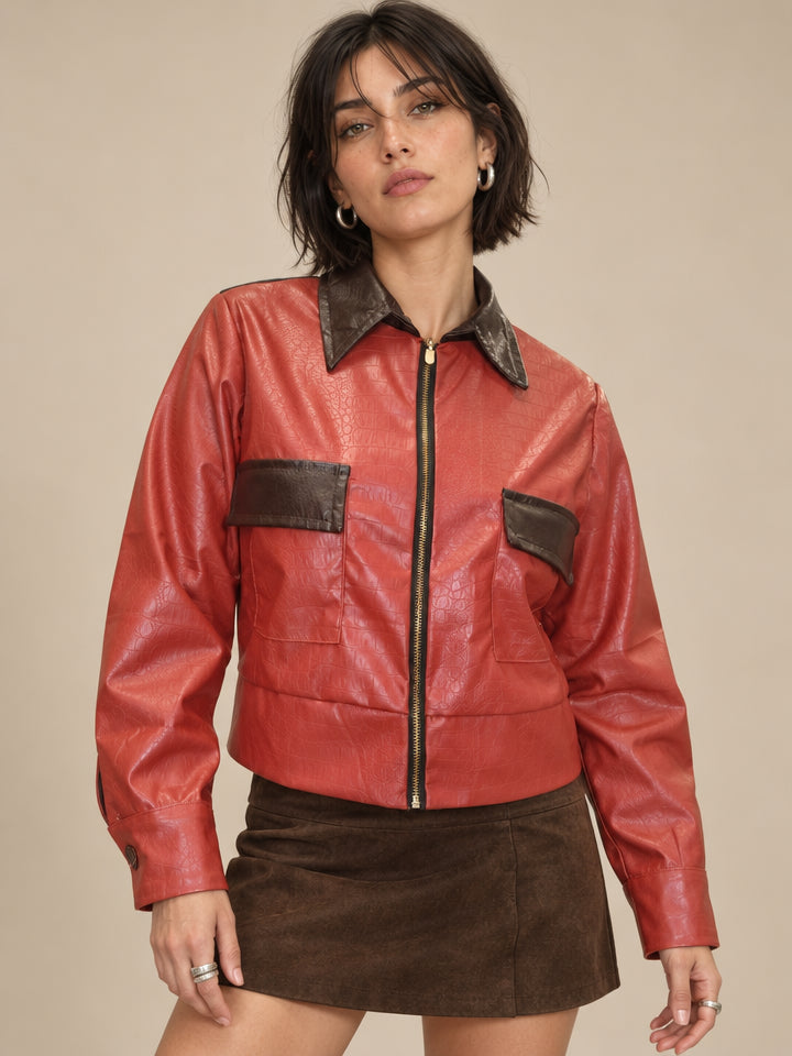 Chamarra Color-blocking Inanea