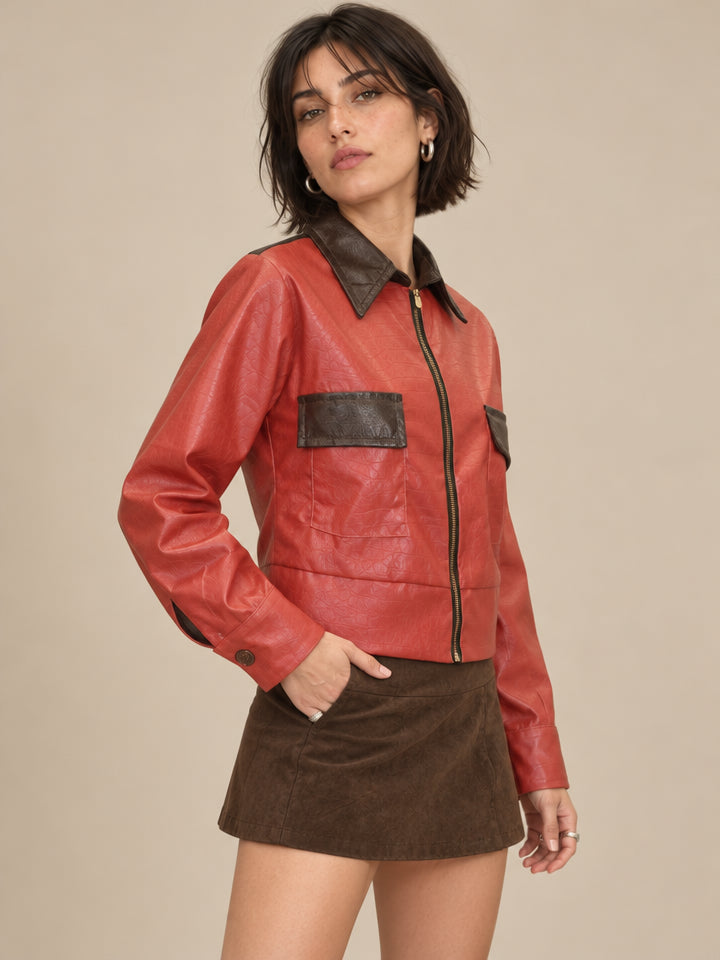 Chamarra Color-blocking Inanea