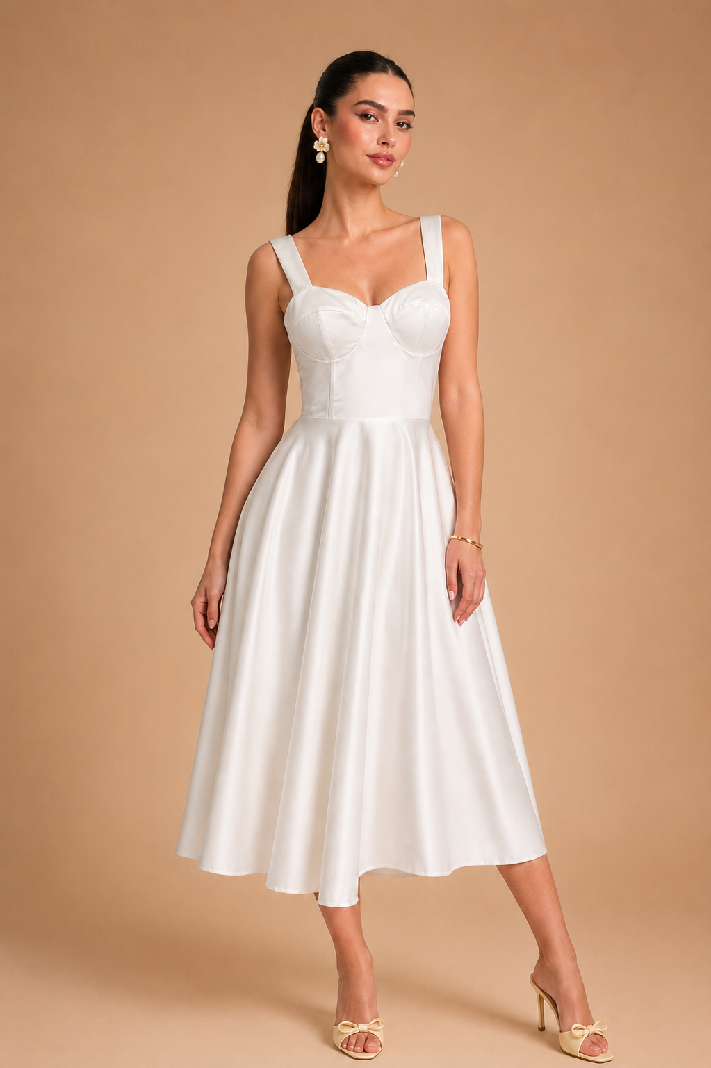 Vestido corset midi Brooke
