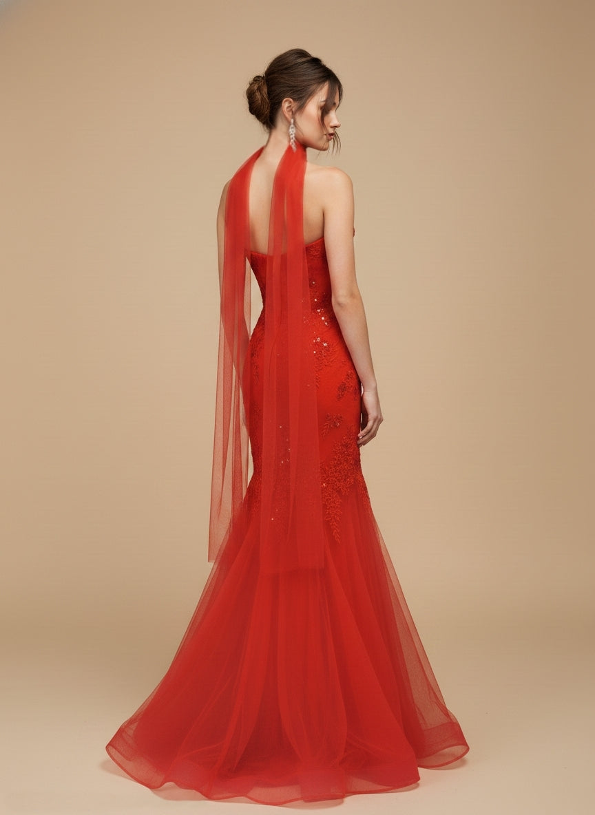 Vestido de corset corte sirena Cleo
