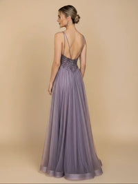 Vestido de tul boradado Brigitte