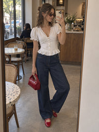Blusa escote V Louise