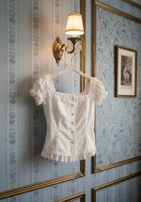 Blusa cuello cuadrado Rosalie