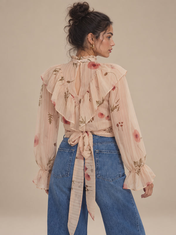 Blusa chiffon Keyla