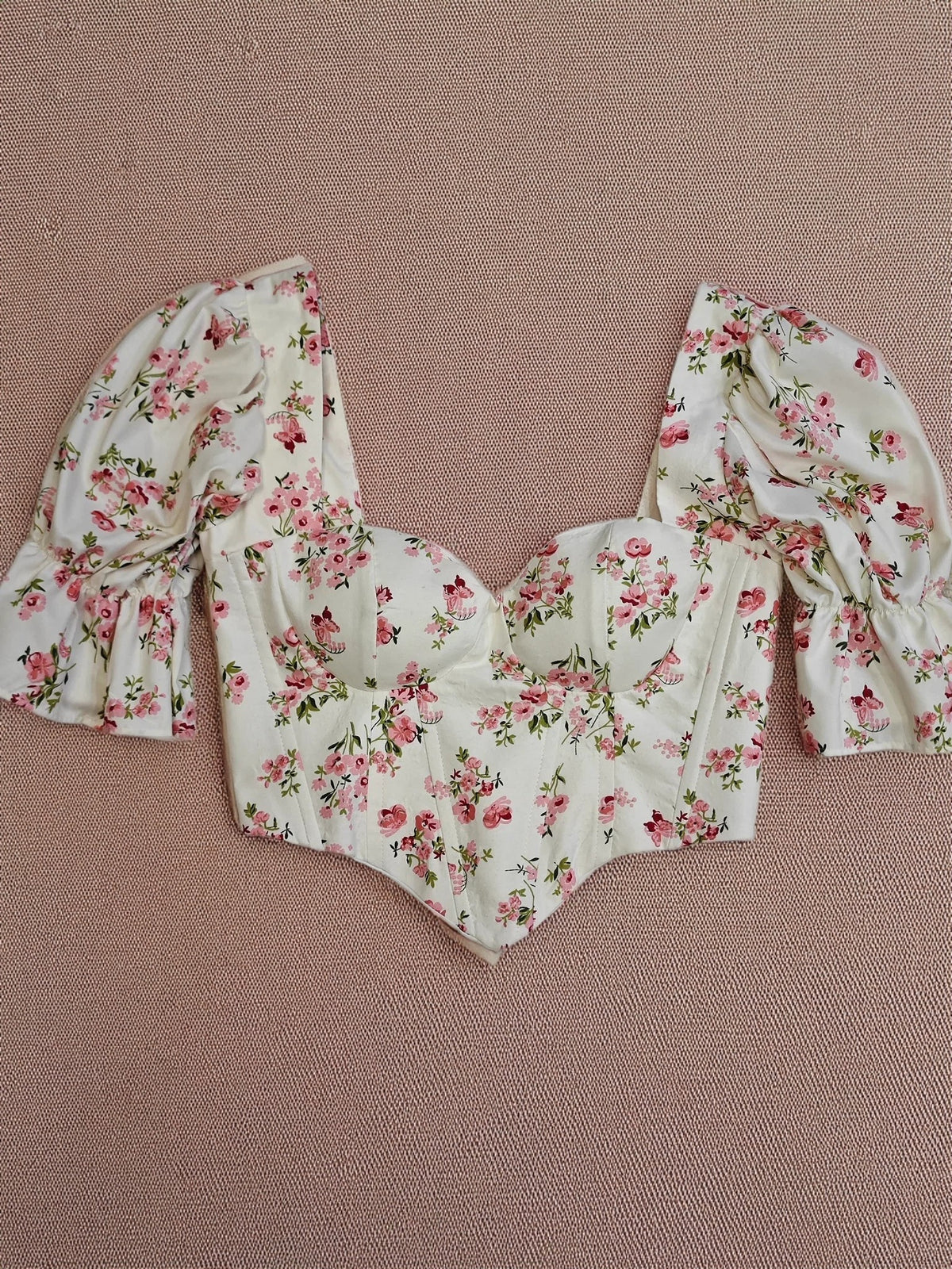 Blusa Corset de mangas Camellia