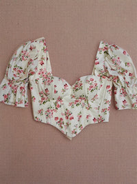 Blusa Corset de mangas Camellia