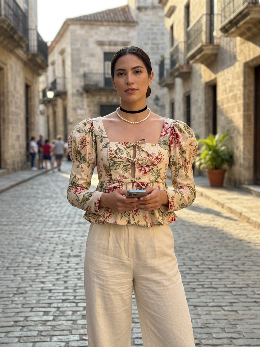 Blusa estilo globo Juliette