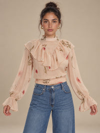 Blusa chiffon Keyla