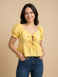 Blusa de lazos Cherry Lace