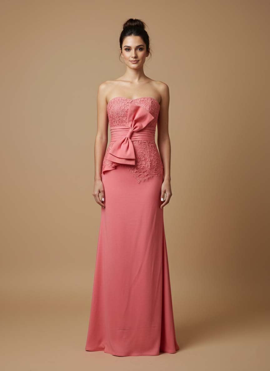 Vestido strapless Andie