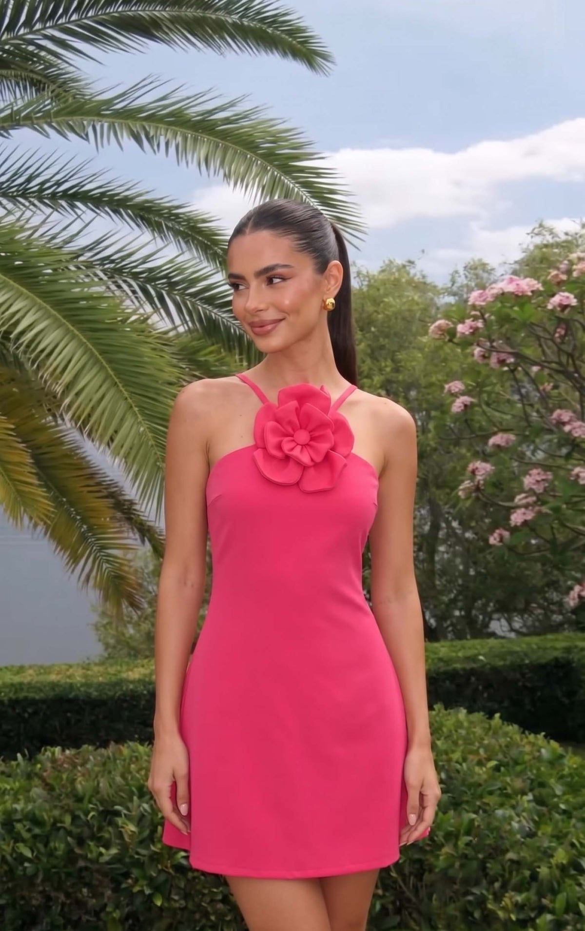 Vestido halter Kai