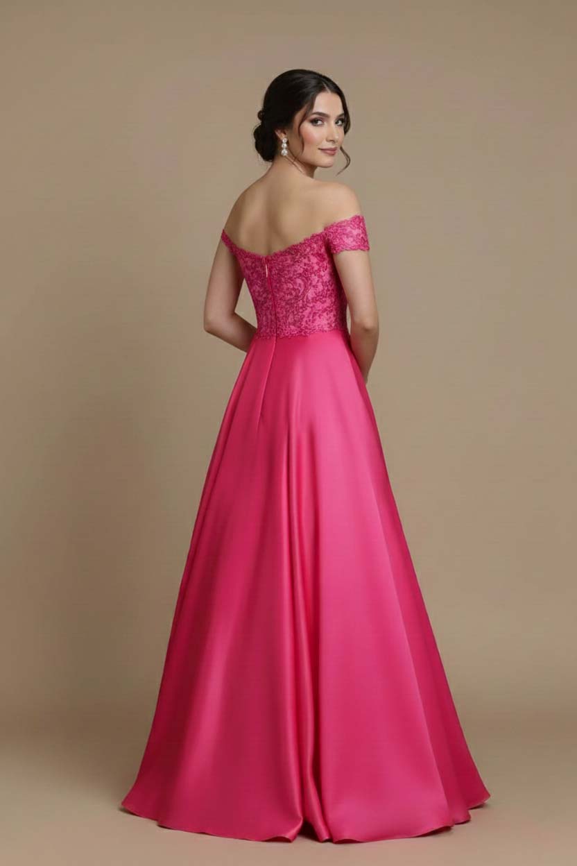 Vestido corte a los hombros Virginia