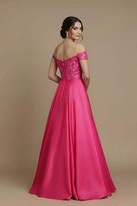 Vestido corte a los hombros Virginia