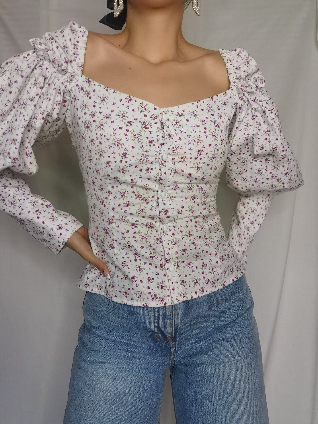 Blusa de botones Aurora