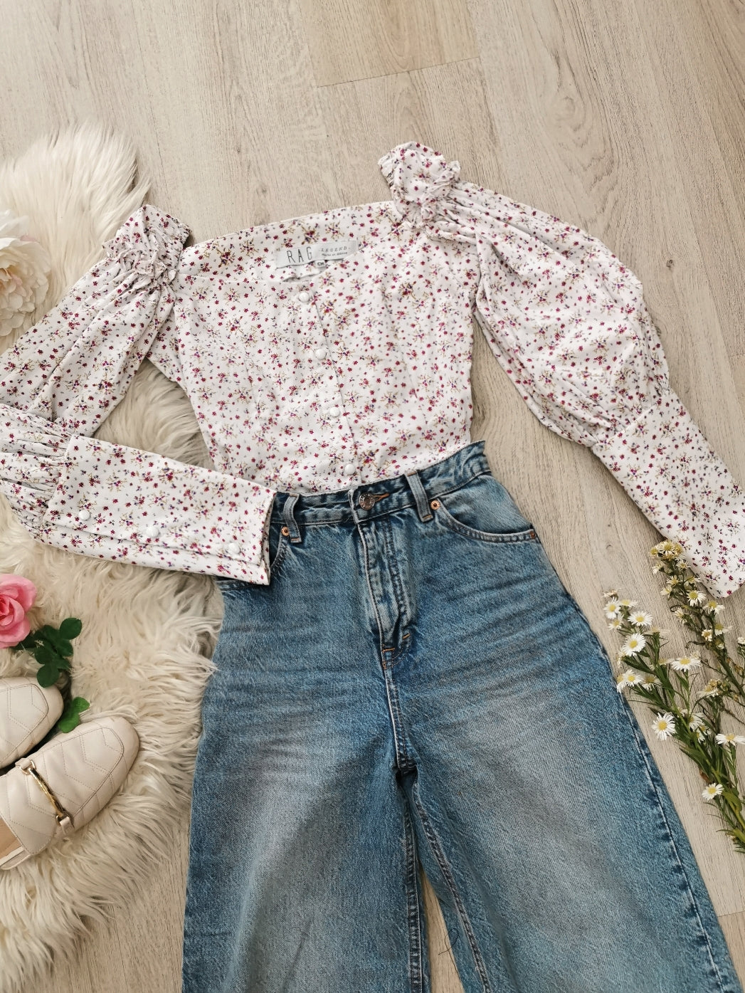 Blusa de botones Aurora