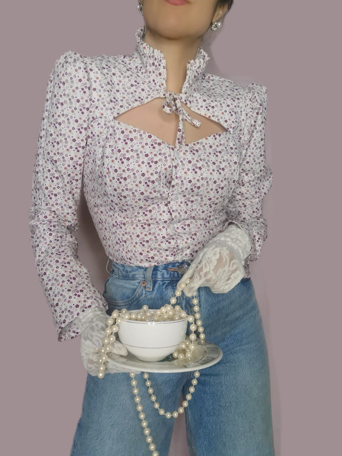 Blusa de botones Alana